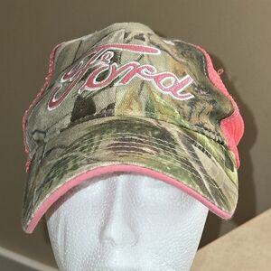 Infinity Ford Women's Camouflage Trucker Baseball Cap